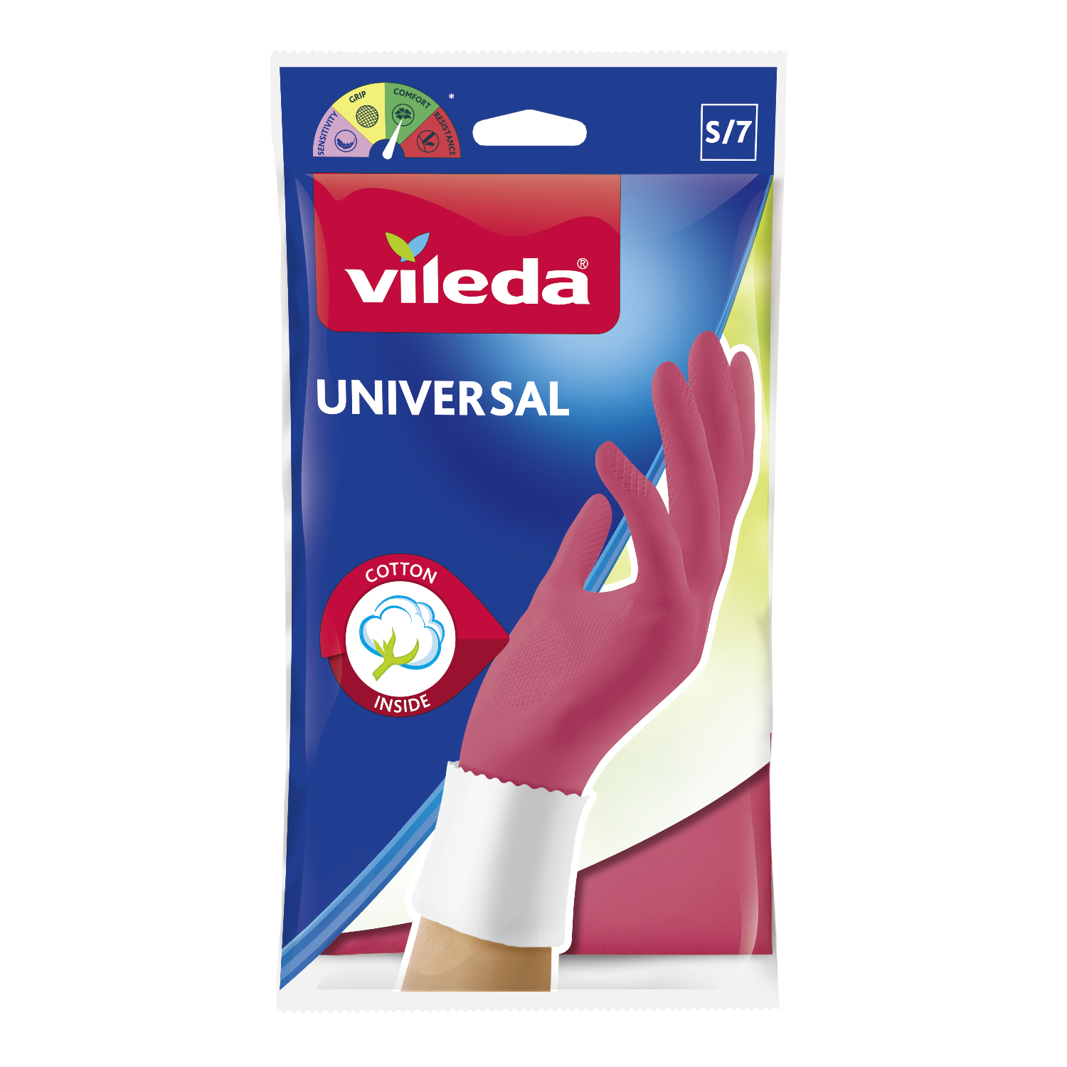 Vileda Γάντια Οικιακής Χρήσης Universal Small