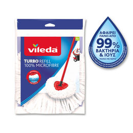 Vileda Easy Wring & Clean Turbo Ανταλλακτικό 100% μικροϊνες